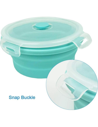 Tazón Plegable de Silicona CARTINTS 350ml para Viajes