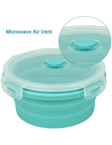 Tazón Plegable de Silicona CARTINTS 350ml para Viajes