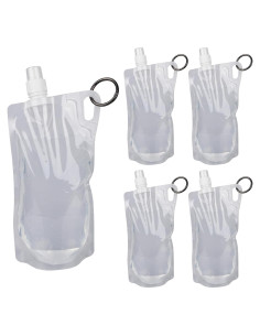 5 Botellas de Agua Plegables 1L Gosknor para Senderismo