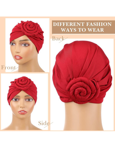 18 Piezas Bonete Africano para Dormir JaGely - Turbantes de Mujer