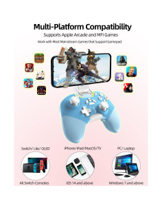 Controladores de Juego Bluetooth Aghi para Nintendo Switch 2