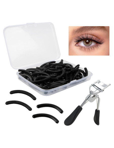 80 Almohadillas de Silicona para Rizador de Pestañas PL