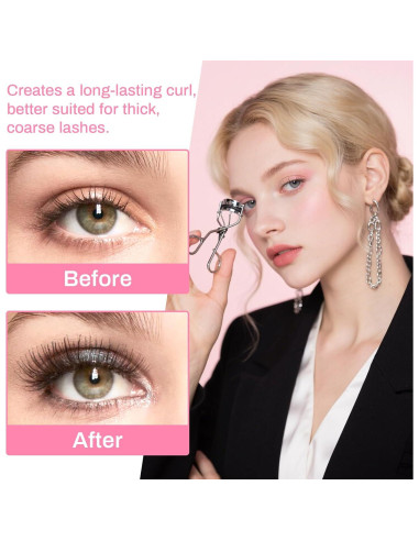 80 Almohadillas de Silicona para Rizador de Pestañas PL