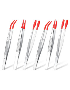 Set de 6 Pinzas de Goma Mixweer para Joyería y Manualidades
