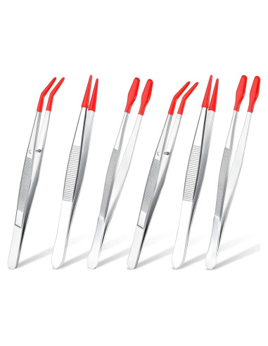 Set de 6 Pinzas de Goma Mixweer para Joyería y Manualidades