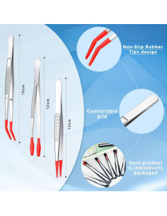 Set de 6 Pinzas de Goma Mixweer para Joyería y Manualidades 2