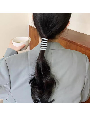 10 Gomas de Pelo Espirales KURTOPLLY Sin Daño para Mujeres