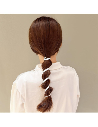 10 Gomas de Pelo Espirales KURTOPLLY Sin Daño para Mujeres