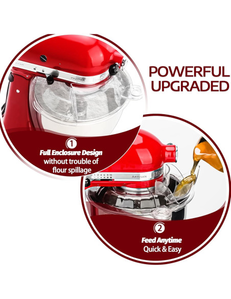Protector de Vertido KitchenAid 4.5-5QT Acero Inoxidable