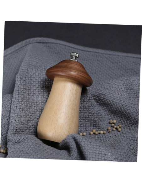 Molinillo de Pimienta Manual de Madera COOLHIYA 12cm - Portátil