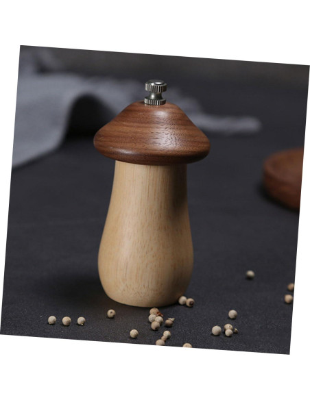 Molinillo de Pimienta Manual de Madera COOLHIYA 12cm - Portátil