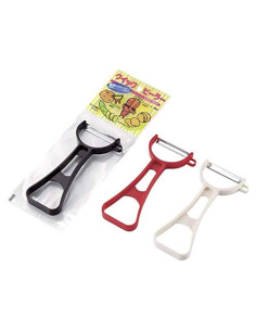 Set de 3 Peladores Japoneses JapanBargain - Acero Carbono, Ergonómicos
