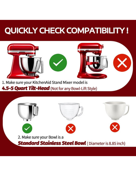 Protector de Vertido KitchenAid 4.5-5QT Acero Inoxidable