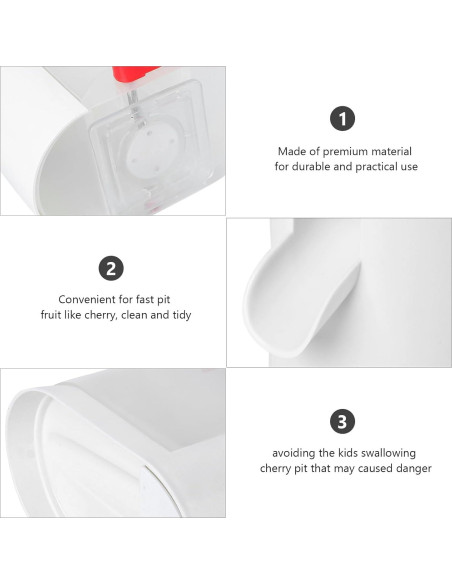 Deshuesadora de Cereza Kichvoe Acero Inoxidable 20x12cm