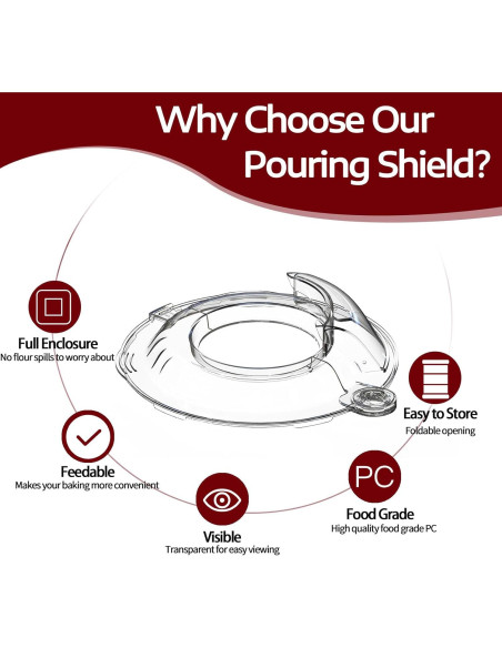 Protector de Vertido KitchenAid 4.5-5QT Acero Inoxidable