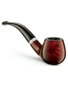 Pipa Full Bent Mr. Brog Modelo 82 Pecan Hecha a Mano