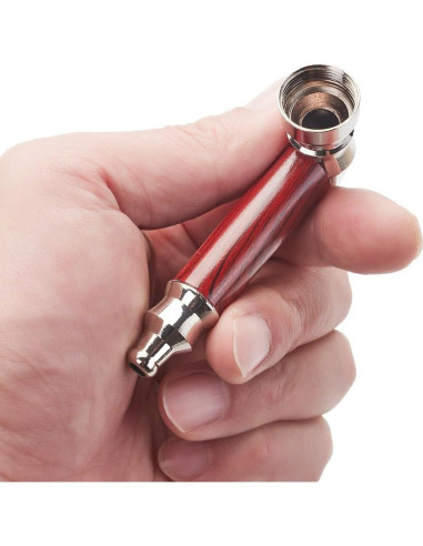 Juego de 2 pipas de tabaco Tvvjoe de madera 7.62 cm