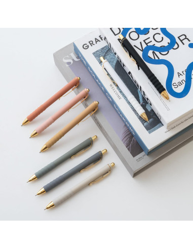 Bolígrafos Aisibeiger Tinta Negra 1.0mm Retráctiles 12 Unidades