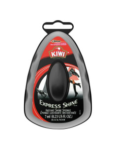 Esponja Abrillantadora Negra Kiwi Express Shine - Paquete de 3