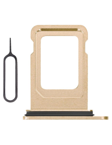 Adaptador de ranura SIM dorado para iPhone 13 Pro Max