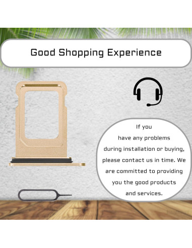 Adaptador de ranura SIM dorado para iPhone 13 Pro Max