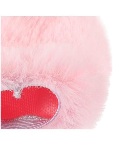 Funda Peluda para Micrófono Vaguelly Rosa - Parabrisas Antiviento