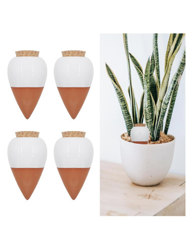 Esferas de Riego Automático Terracota OZLMC 4 Pack 0.3L