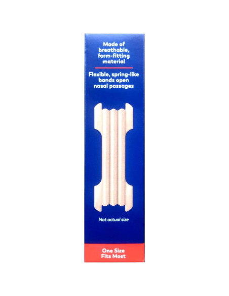 Tiras Nasales Breathe Right Extra Tan 26 Unidades para Ronquidos