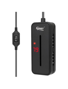 Calentador de Acuario Sumergible Hygger 25W para 7.6-19L