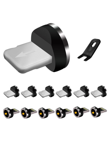 Consejos de Carga Magnética ZZTBTNO 12 Piezas 1 Pin