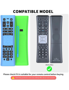 Paquete de 2 fundas de silicona Wacanc para control remoto XR11 2