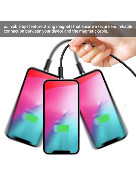 Consejos de Carga Magnética ZZTBTNO 12 Piezas 1 Pin