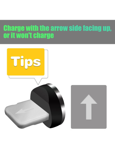 Consejos de Carga Magnética ZZTBTNO 12 Piezas 1 Pin