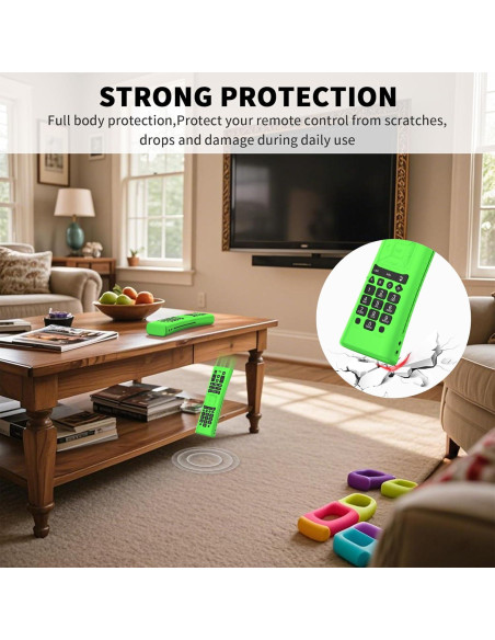 Paquete de 2 fundas de silicona Wacanc para control remoto XR11