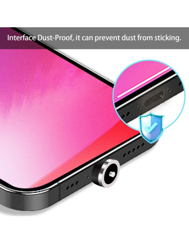 Consejos de Carga Magnética ZZTBTNO 12 Piezas 1 Pin