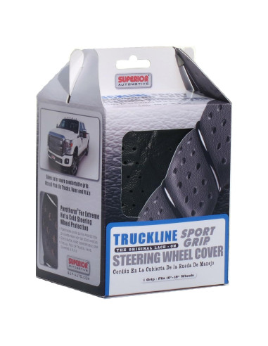 Cubierta de Volante Sport Grip Superior Negra 58-0470B 27.9 cm