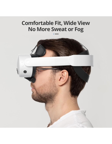 Interfaz Facial Abierta VR FO SHAN para Meta Quest 3S - Comodidad y Ventilación