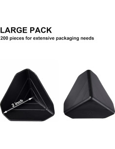 200 Protectores de Esquinas de Plástico HILAZA 5cm para Embalaje 2