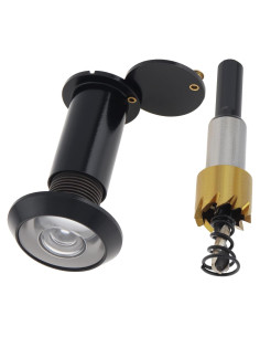 Mirilla de puerta HOJLKLD 200 con broca de titanio 16 mm