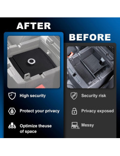 Caja Fuerte de Consola Central MFZDQL para Jeep Wrangler JL 2018-Actual 2