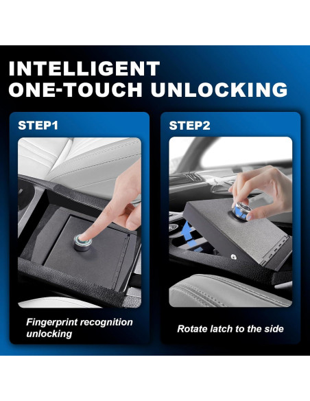 Caja Fuerte de Consola Central MFZDQL para Jeep Wrangler JL 2018-Actual