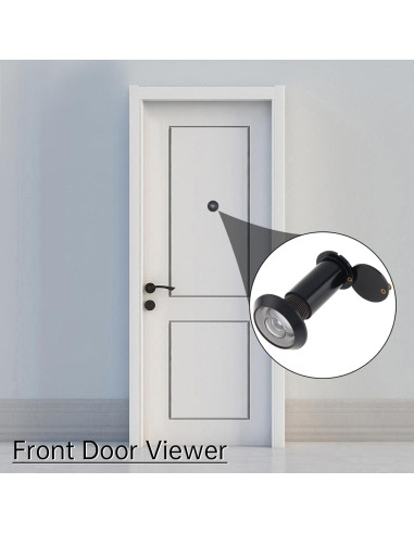 Mirilla de puerta HOJLKLD 200 con broca de titanio 16 mm