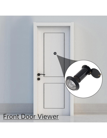 Mirilla de puerta HOJLKLD 200 con broca de titanio 16 mm