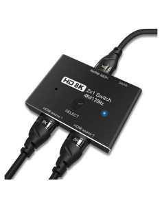 Interruptor HDMI 8K CableDeconn 2in1 48Gbps 4K@120Hz