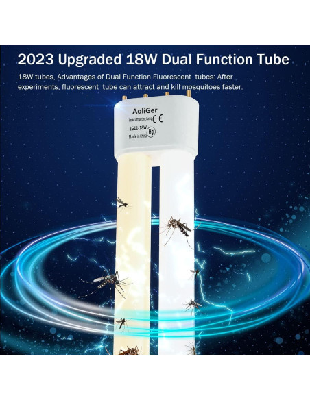 Asesino de Mosquitos Eléctrico AoliGer JY-03 18W IP44