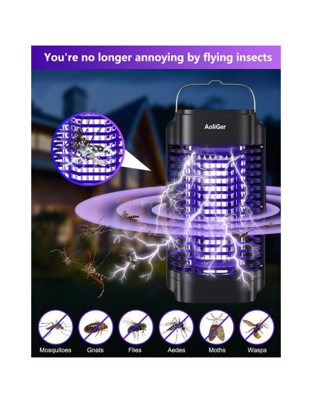 Asesino de Mosquitos Eléctrico AoliGer JY-03 18W IP44