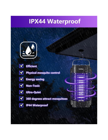 Asesino de Mosquitos Eléctrico AoliGer JY-03 18W IP44