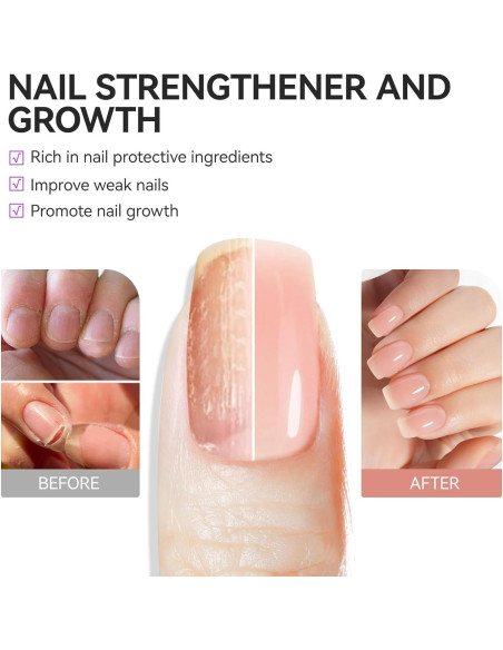 Endurecedor de Uñas Gelike 6 en 1 Natural Extra Fuerte 40g