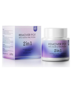 Removedor de Esmalte de Uñas GELLAKTIK 60ml con Esponja