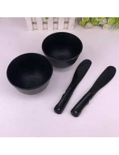 Kit de Tazones de Silicona y Espátulas Luzen - 2 Piezas 2